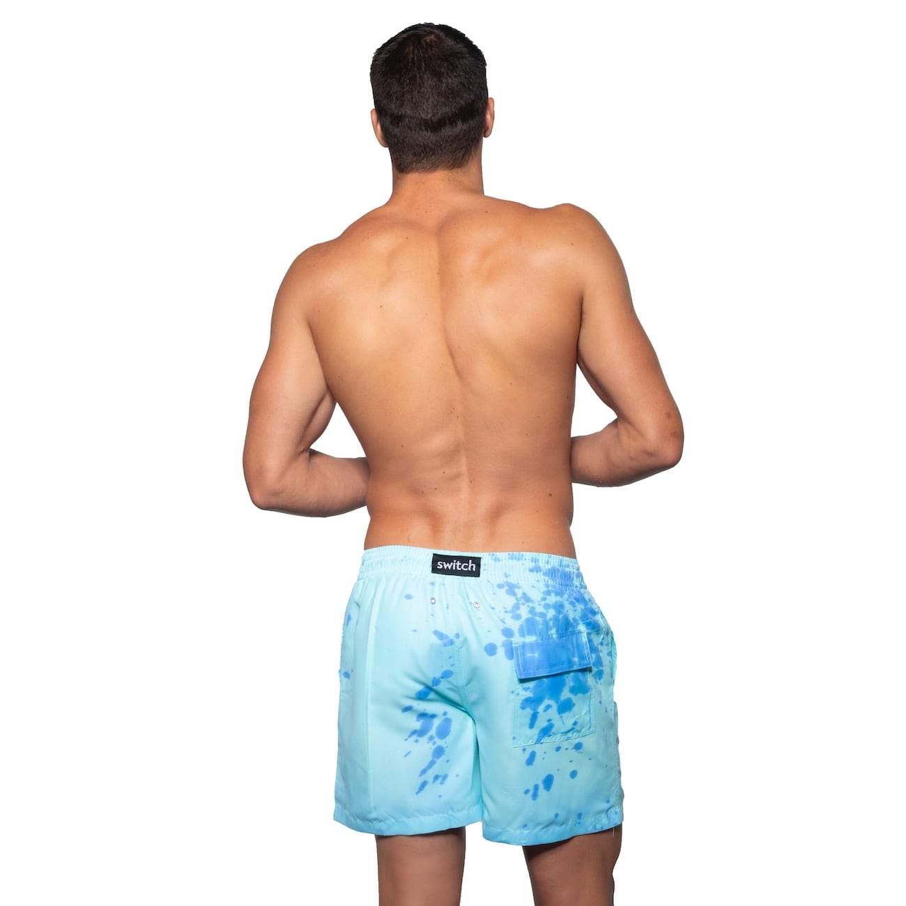MAN SWITCH COLOR CHANGING SWIM TRUNKS