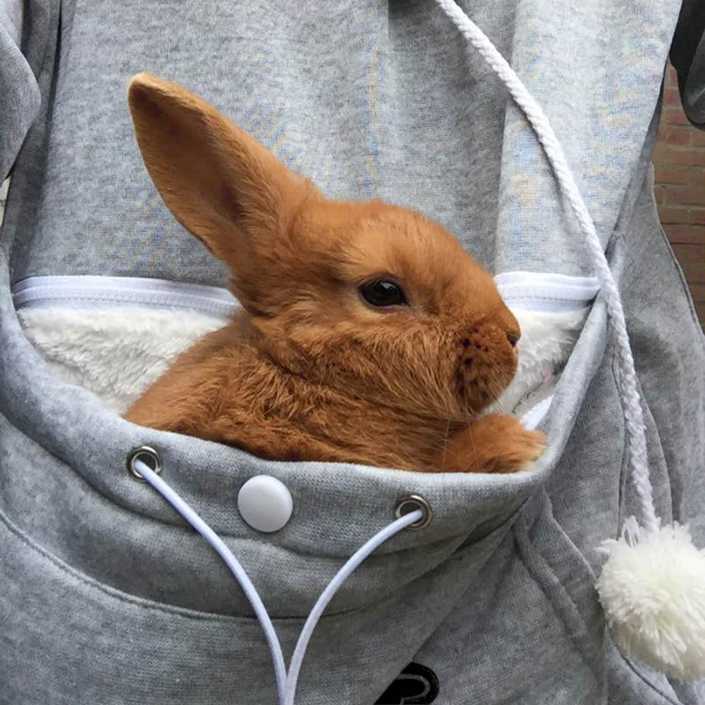 Kitty Paw Hoodie with Kangaroo Pocket for Pets