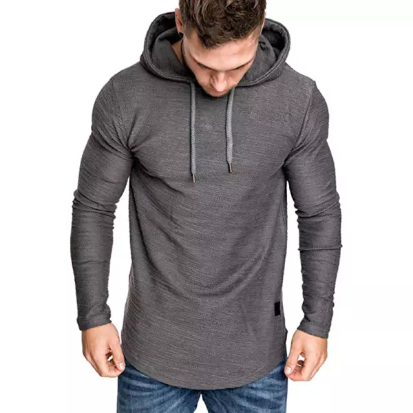 Men's Hoodie Solid Colored Hoodies