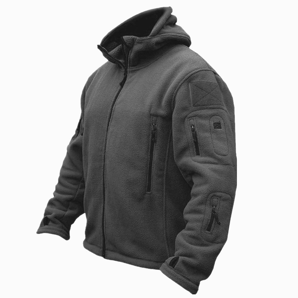 Mens Outdoor Warm And Breathable Lapel Jacket