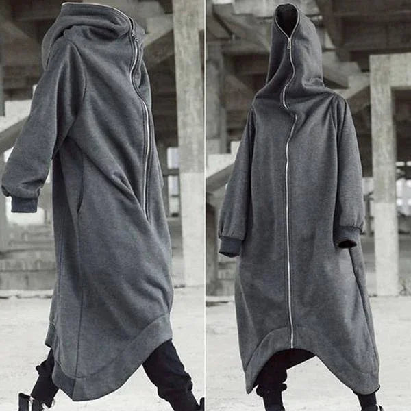 Unisex Long Sleeve Hooded Nazgul Long Coat