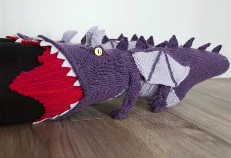 Knit Crocodile Socks